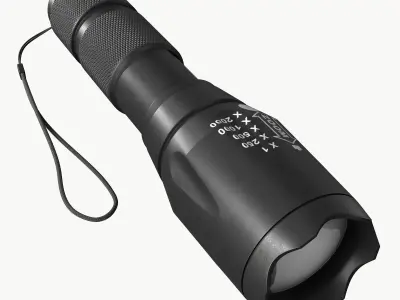 Flashlight 3D model by alexsoft