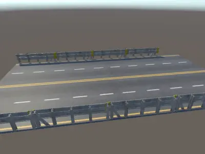 Highway Road 3D model purchase