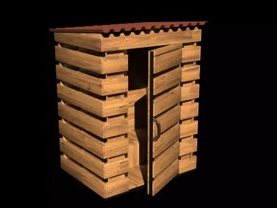 WC Outdoor 3D model