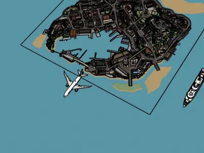 huge island 3D print model