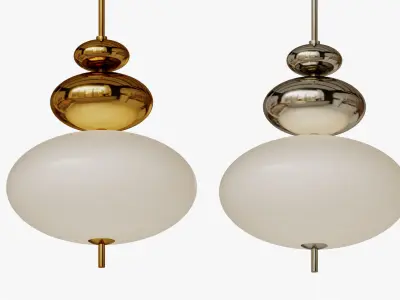 Pendant Mitzi Elsie Brass And Nikel 3D model