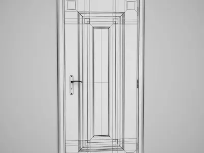 CGAxis Door 3D model