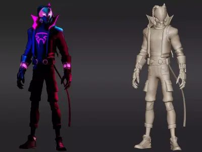 Earth-42 Prowler Miles Morales - ATSV - Across the Spider-Verse  3D model