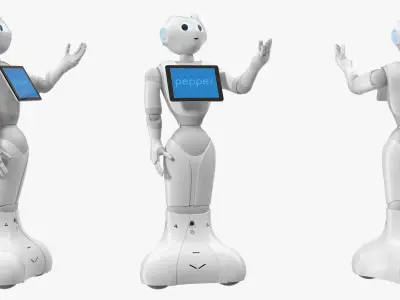 Resident Pepper Robot 3D model