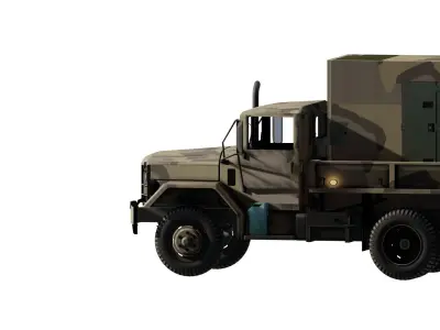 Military truck M35 3D model