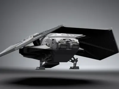Tie Reaper Scale model 3D print model