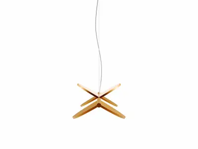 almendra linear suspension lamp by FLOS 3D model