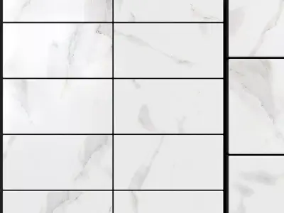 Yurtbay Seramik Classic Calacatta 75x150 Set 3 3D model