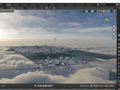 New York Map 3D model