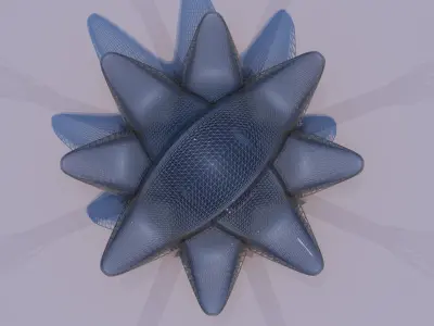 0163 - Parametric Shade Structure 3D model