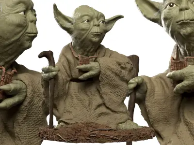 STAR WARS YODA JESUS SALMERON 3D print model