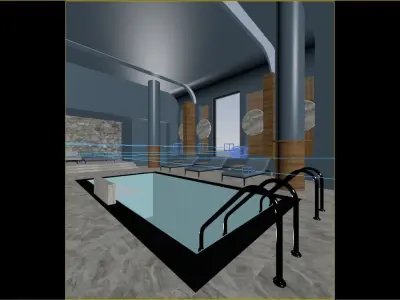 Interior - Indoor Pool - 260723 3D model