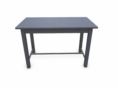  Simple Old Metal Table Low-poly PBR 