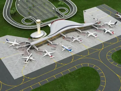  International Airport Vehicles and Planes - 1 