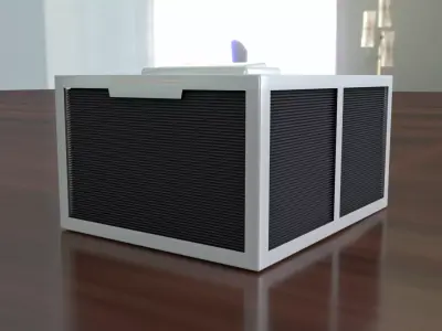 Retro Style Window Air Conditioners 3D model