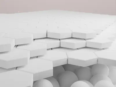 Skin Surface Visual Illustration Includes Lighting Setup 3D model