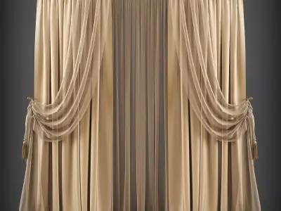 Curtain 3D model 108 3D model