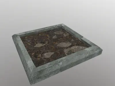 Tree Base Free low-poly 3D model