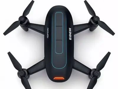 Modern Sci Fi Drone Low-poly 3D model