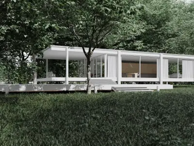 Modern Minimalist  House 3D model