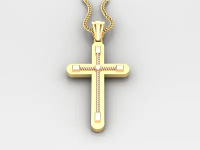 Cross Light Gold 4CP069 3DM STL 3D model