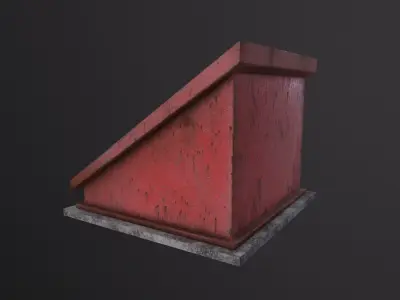 Cellar Door 3D Model Low-poly 3D model