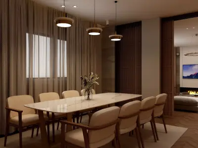 MD LAB ceiling lamp 01 3D model