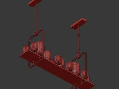 NEBULA hanging lamp 3D model