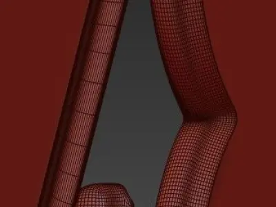 Wall mirror 9 3D model