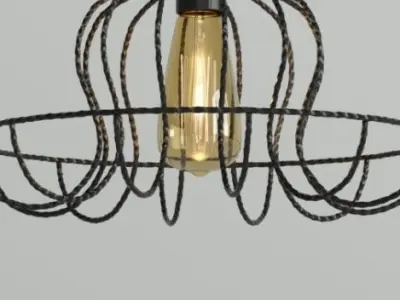 Hanging lamp LOFT HOUSE P-81 3D model