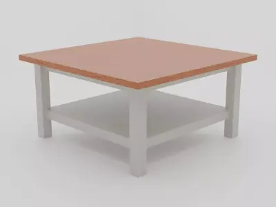ikea middle table Free 3D model