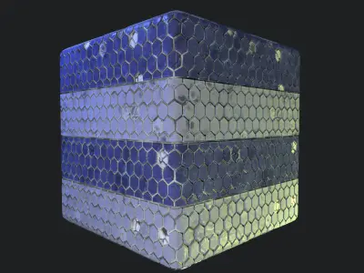 Stylized Portuguese Tiles Material 01 - Substance 3D Designer Texture