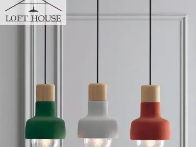 Hanging lamp LOFT HOUSE P-175 3D model