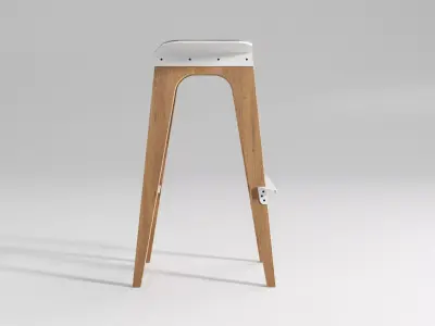 C5 Bar Stool Free 3D model