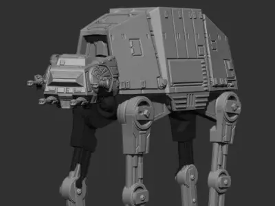 AT-AT Walker Model Kit  3D print model