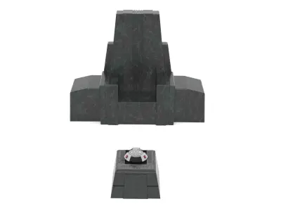 Darth Vaders Throne with projector 1-6 scale Hottoys 3D print model