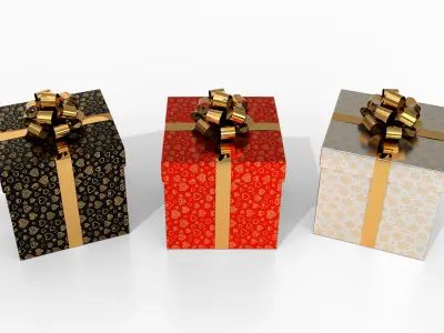  Gift Boxes - Tall Proportions Set 
