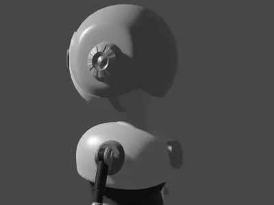 Smart Robot Low-poly 3D model buy