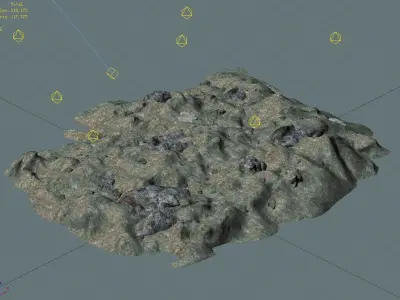 Crystal Palace - Moon Ground 01 3D model