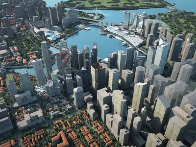 Singapore Singapore Marina Bay Sands Singapore city  3D model