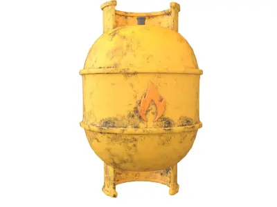 LPG Tank Icon V1 007 Low-poly 3D model