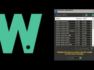 Alphabet W Pendant  3D print model