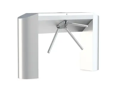 Electronic Tripod Turnstile Gate 2 3D model