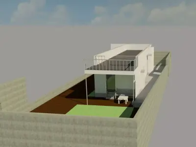 villa le lac 3D model