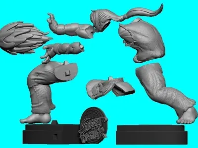 Street fighter - Ken Masters 3D print model