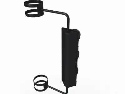 Traffic Light Black 3D model