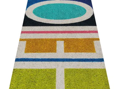 Rug Set 1732 3D model