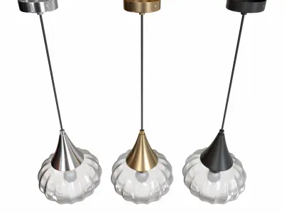 Pendant lamp Kesta 4949-1 - 4950-1 - 4951-1 3D model
