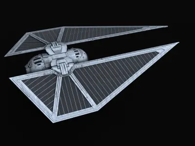 TIE sk x1 Striker  - Star Wars 3D model