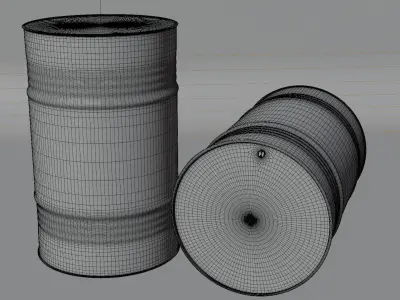 3D Nuclear Energy Barrel 3D model